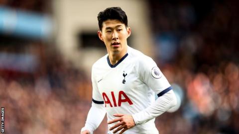 Tottenham forward Son Heung-min