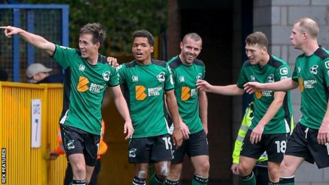 Scunthorpe celebrate