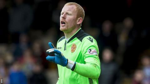 Motherwell goalkeeper Craig Samson