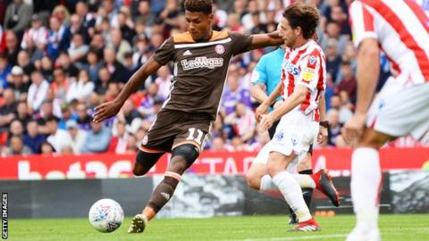 Ollie Watkins equalised for Brentford at Swansea