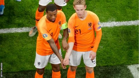 Georginio Wijnaldum and Frenkie de Jong