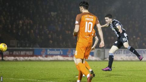 Lewis Morgan scores