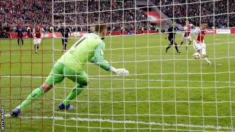 Dusan Tadic scores for Ajax