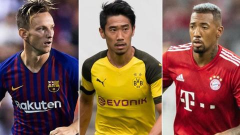 Ivan Rakitic, Shinji Kagawa and Jerome Boateng