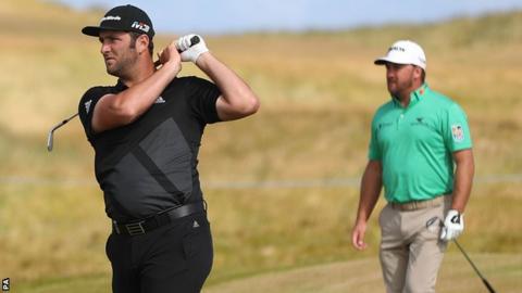 Jon Rahm and Graeme McDowell were among the early starters in the first round at Ballyliffin