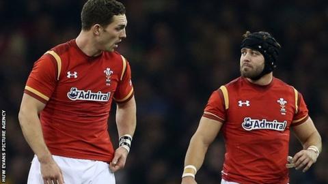George North and Leigh Halfpenny