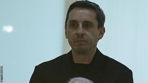 Valencia head coach Gary Neville