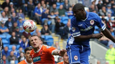 Bruno Manga in action for Cardiff City