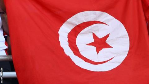 The Tunisian flag