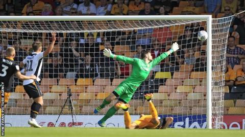 Newport County saw their woodwork rattled as Port Vale pushed for an equaliser