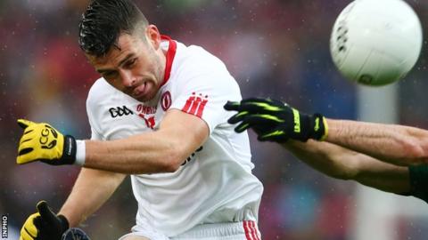 Tyrone forward Darren McCurry returns to the team for the Division Two clash with Galway