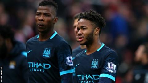 Kelechi Iheanacho and Raheem Sterling