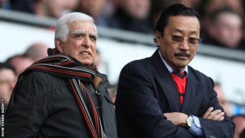 Sam Hammam and Vincent Tan