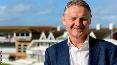 Gordon Hollins' previous role as England and Wales Cricket Board managing director will be taken up by Warwickshire's Neil Snowball