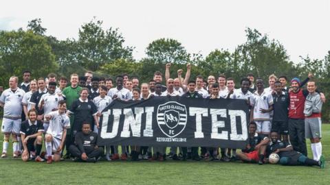 United Glasgow have three men's teams that play on Saturdays and Sundays.