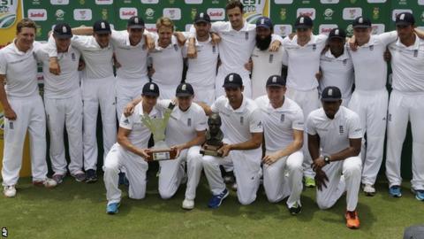 England celebrate