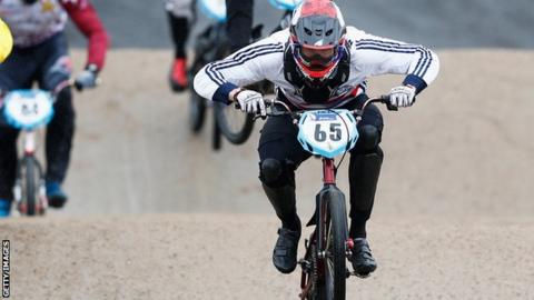 British BMX racer Liam Phillips