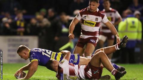 Wigan old boy Jack Hughes scored the last of Warrington's four tries in the 25-12 Super League win against the Warriors in March