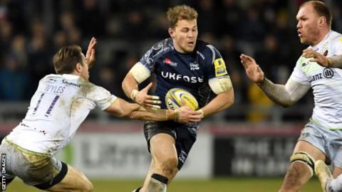 Will Addison in action against Saracens