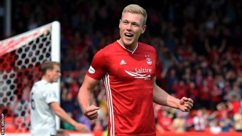 Aberdeen striker Sam Cosgrove