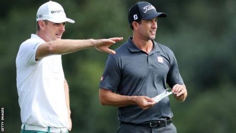 Justin Rose and Adam Scott