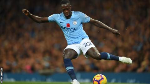 Manchester City full-back Benjamin Mendy