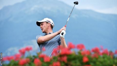 Danny Willett holds a one-shot lead in Switzerland