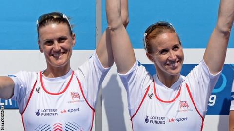 Heather Stanning (left) and Helen Glover