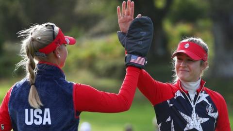 Jessica and Nelly Korda