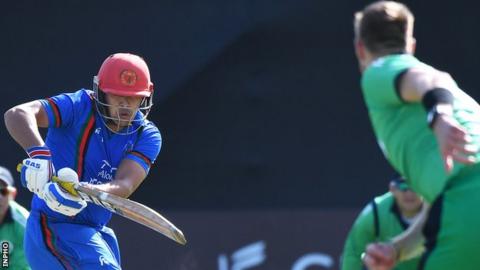 Hazratullah Zazai's innings helped Afghanistan produce an overall T20 record stand of 236