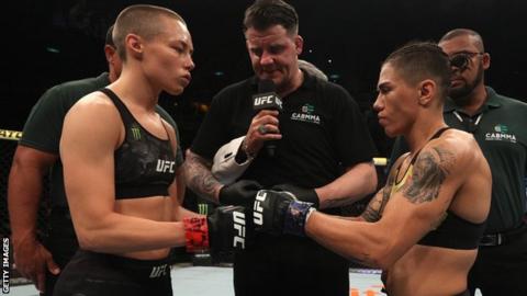 Jessica Andrade and Rose Namajunas
