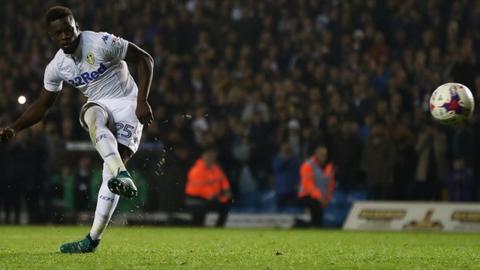 Leeds v Norwich: Ronaldo Vieira scores winning penalty