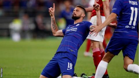 Chelsea forward Olivier Giroud