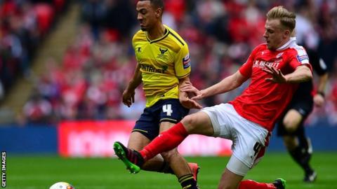 Oxford United midfielder Kemar Roofe