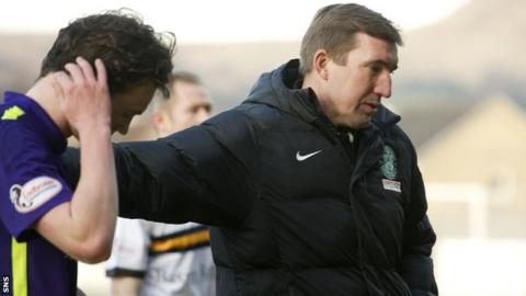 Liam Henderson and Alan Stubbs