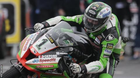 Glenn Irwin at the North West