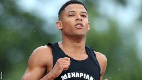 Leon Reid has a 200m personal best of 20.27 seconds