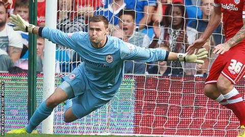 Cardiff City goalkeeper David Marshall
