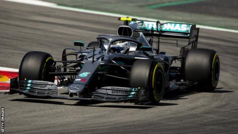Valterri Bottas of Mercedes