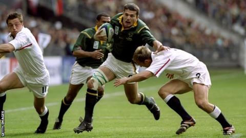 Joost van der Westhuizen and Matt Dawson