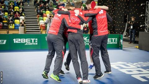 England table tennis
