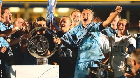 Manchester City Women win 2014 Continental Cup