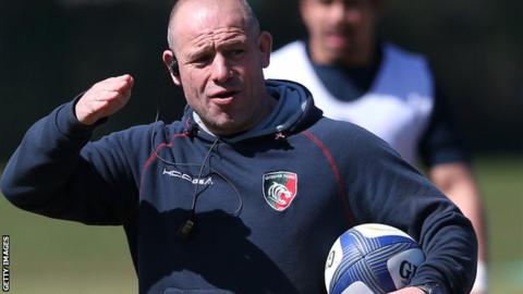 Richard Cockerill during Leicester Tigers training