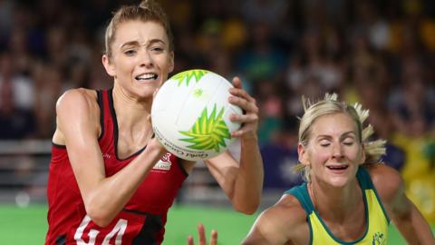 England v Australia netball final