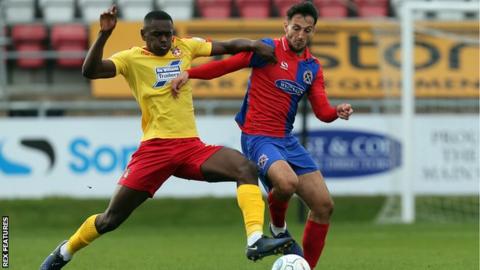 Akil Wright has established himself in the Wrexham midfield this season