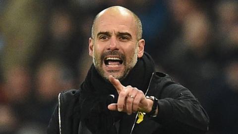 Manchester City manager Pep Guardiola