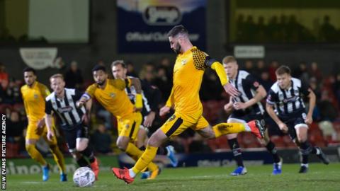 Padraig Amond joined Newport from Hartlepool in August 2017