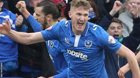 Portsmouth striker Michael Smith