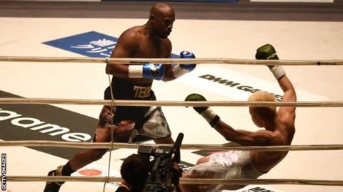 Floyd Mayweather beat Japanese kickboxer Tenshin Nasukawa in an exhibition boxing match in December 2018