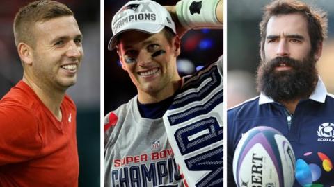 Dan Evans, Tom Brady & Josh Strauss